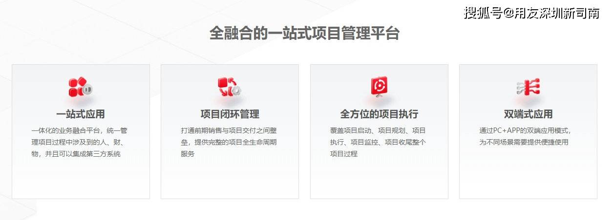 用友项目化管理系统-用友软件功能介绍(图1)